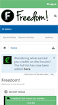 Mobile Screenshot of freedom.community.tm