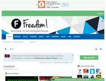 Tablet Screenshot of freedom.community.tm