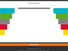 Tablet Screenshot of community.pro